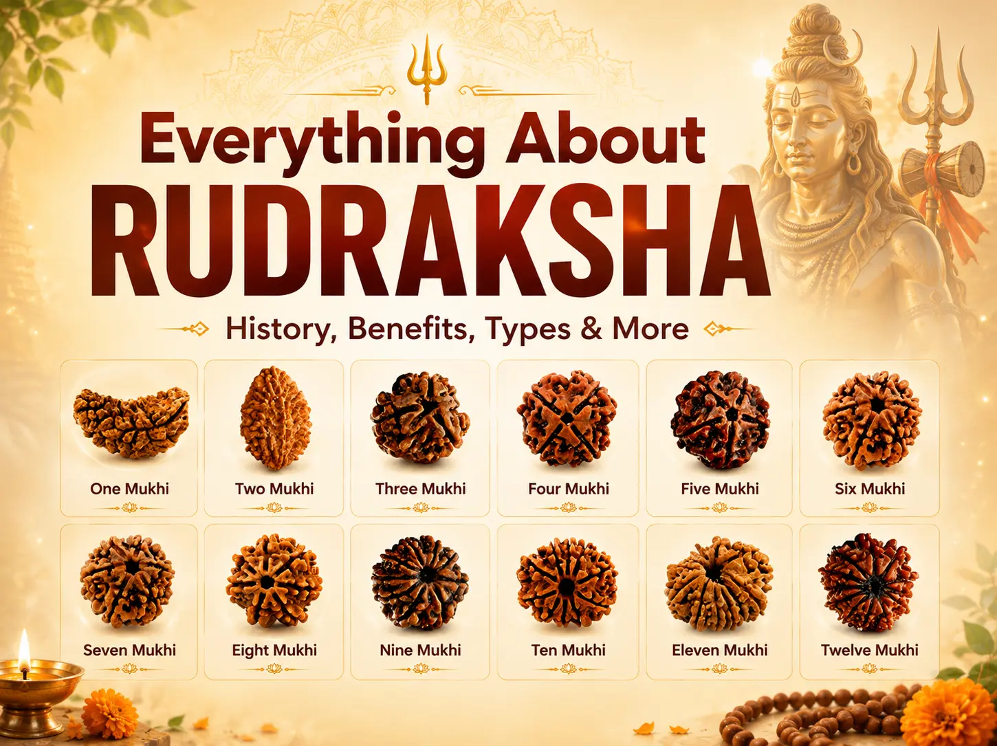 Everything About Rudraksha: History, Benefits & Types