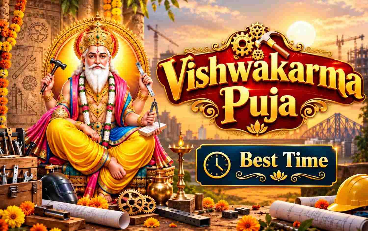 Vishwakarma Puja 2026: Kolkata Puja Time, Vidhi & Samagri List