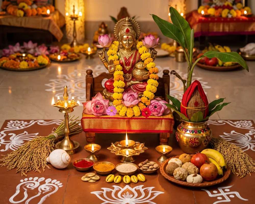 Bengali Kojagari Lakshmi Puja Samagri List (ফর্দ) 2026: 45 Items Every Household Needs