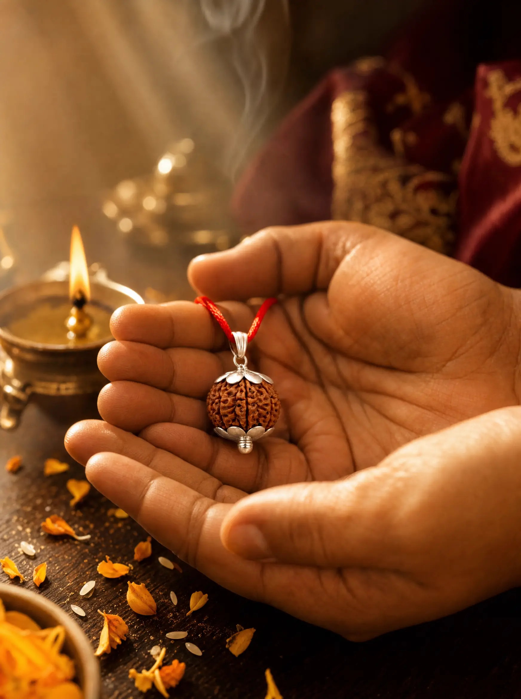 7 Mukhi Nepali Rudraksha (Saat Mukhi)