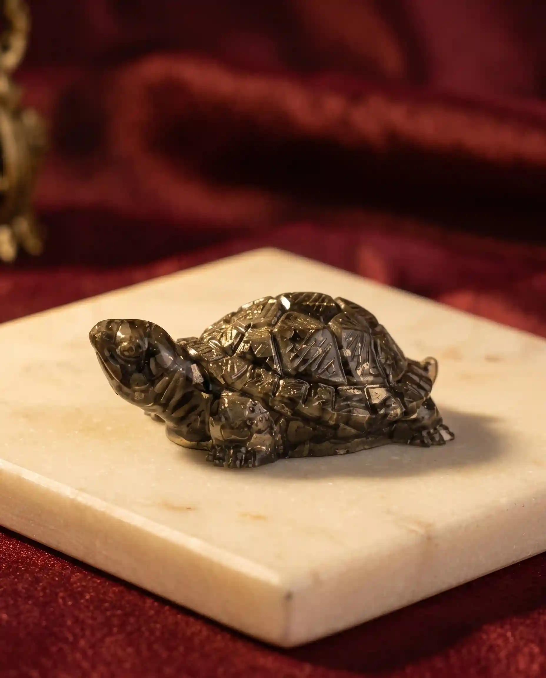 Pyrite Prosperity Tortoise (Kachhua) for Vaastu