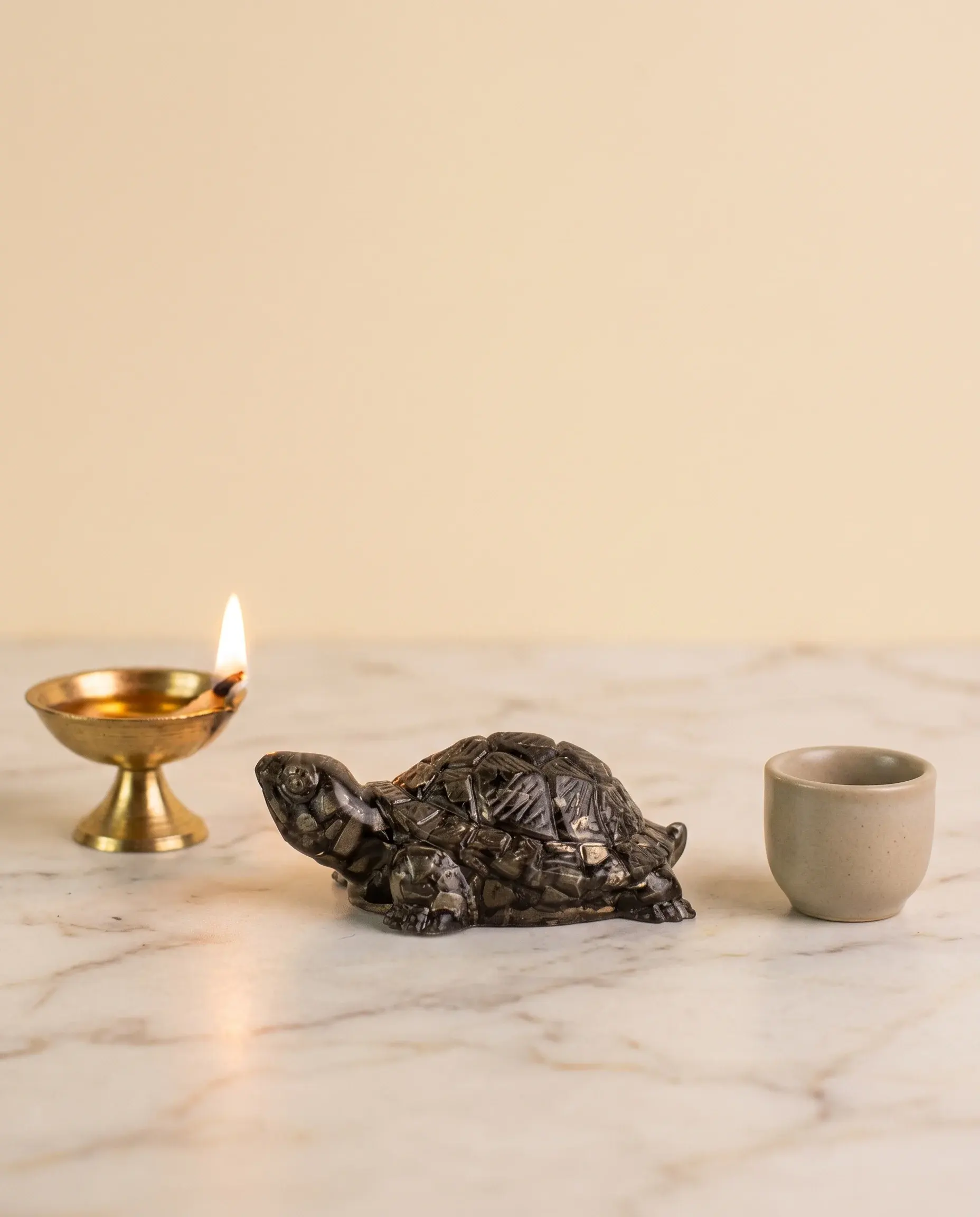 Pyrite Prosperity Tortoise (Kachhua) for Vaastu