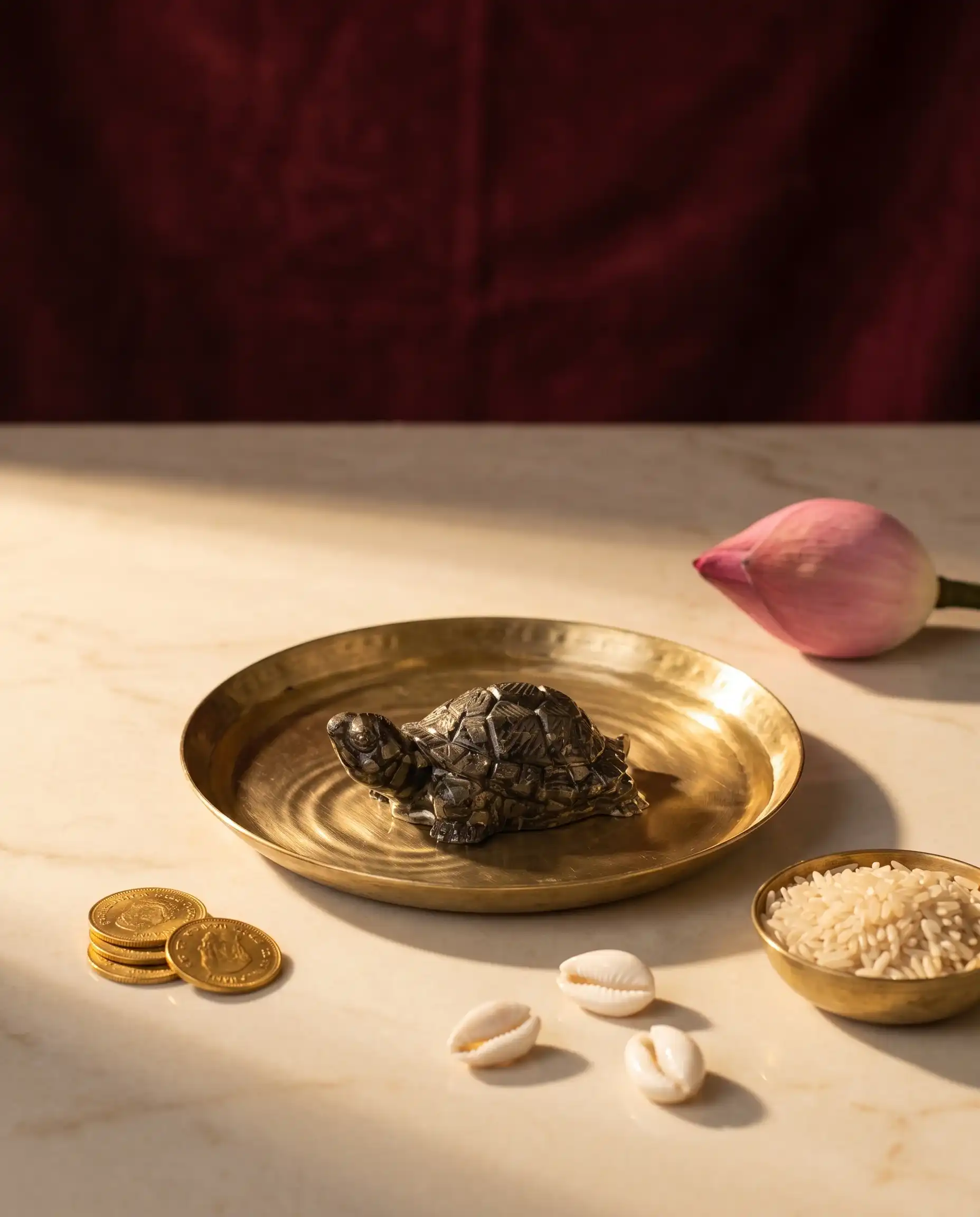 Pyrite Prosperity Tortoise (Kachhua) for Vaastu